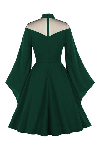 Atomic Green Vampire Retro Dress