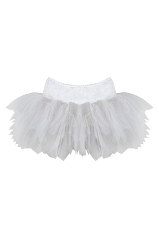 White Tutu Mini Skirt