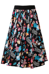 Black Alice Rockabilly Skirt