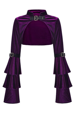 Medieval Velvet Long Sleeve Bolero