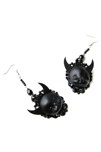 Atomic Gothic Devil Earrings