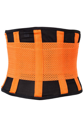 Orange Neoprene Body Shaper Belt