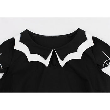 Black Bat Plus Size Gothic Dress