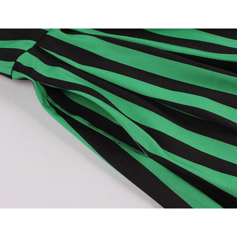 Green Pinup Collar Dress