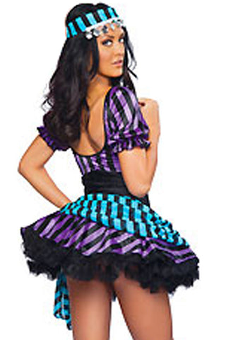 Black and Purple Gypsy Costume