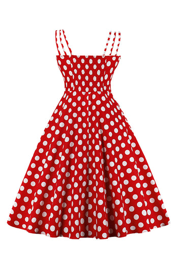Atomic Polka Dot Summer Swing Dress