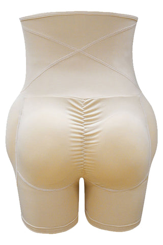 Atomic Beige Elastic Slimming Belly Pants | Tummy Control Shapewear