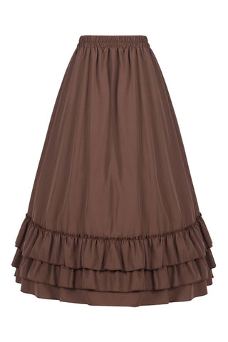 Atomic Brown Medieval Renaissance Gothic Skirt