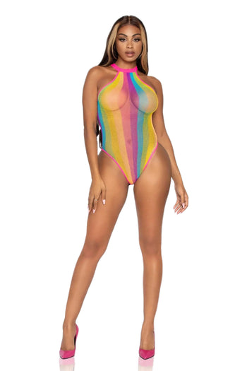Leg Avenue Daydream Rainbow Bodysuit