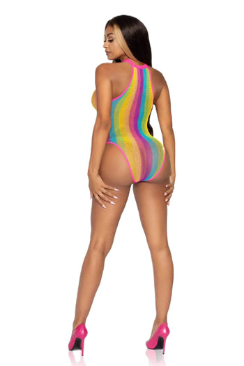 Leg Avenue Daydream Rainbow Bodysuit