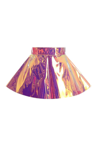 Premium Rainbow Holo Skater Skirt