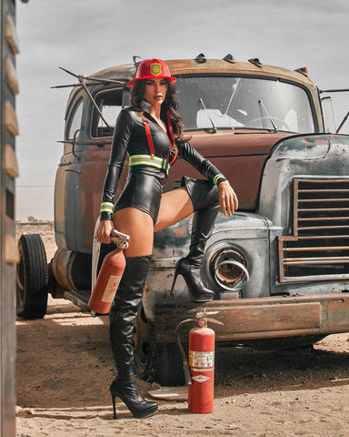 Roma 3-Piece Hot Fire Woman Costume