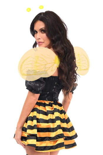 Top Drawer Premium 4-Piece Honey Bee Corset Costume