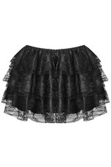 Atomic Black Tulle Mini Skirt