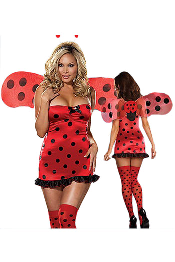 Red and Black Ladybird Costume
