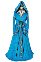 Blue Palace Hooded Princess Costume