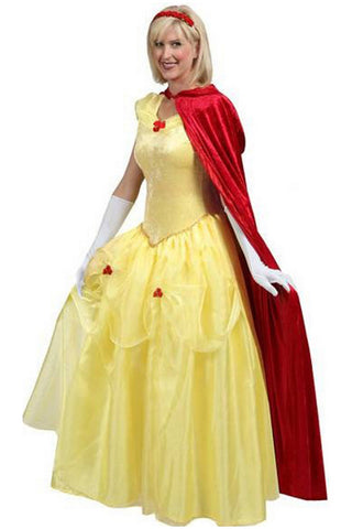 Yellow and Red Belle Inspired Costume