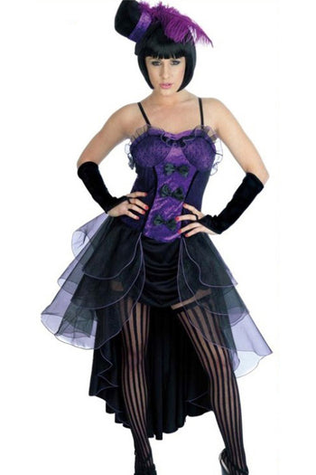 Purple Burlesque Babe Costume