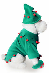 Green Elf Dog Costume