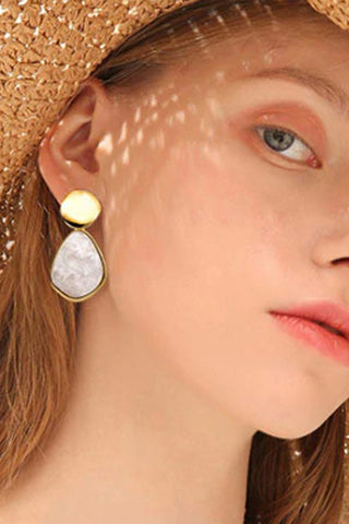 Marbled Dangle Earrings