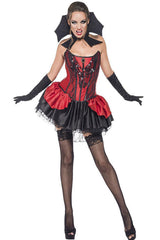 Black and Red Seductive Vampire Costume