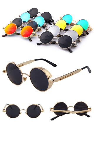  Industrial Steam Round Sunglasses