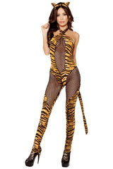 Fishnet Tigress Costume