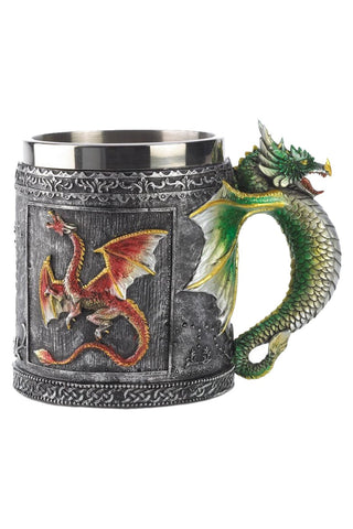 Stainless Dragon Coffee Mug