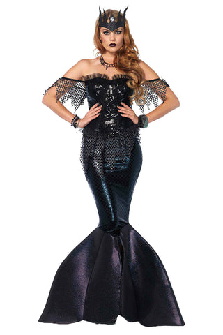 Atomic Dark Mermaid Queen Costume