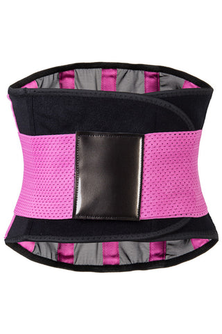 Pink Neoprene Body Shaper Belt