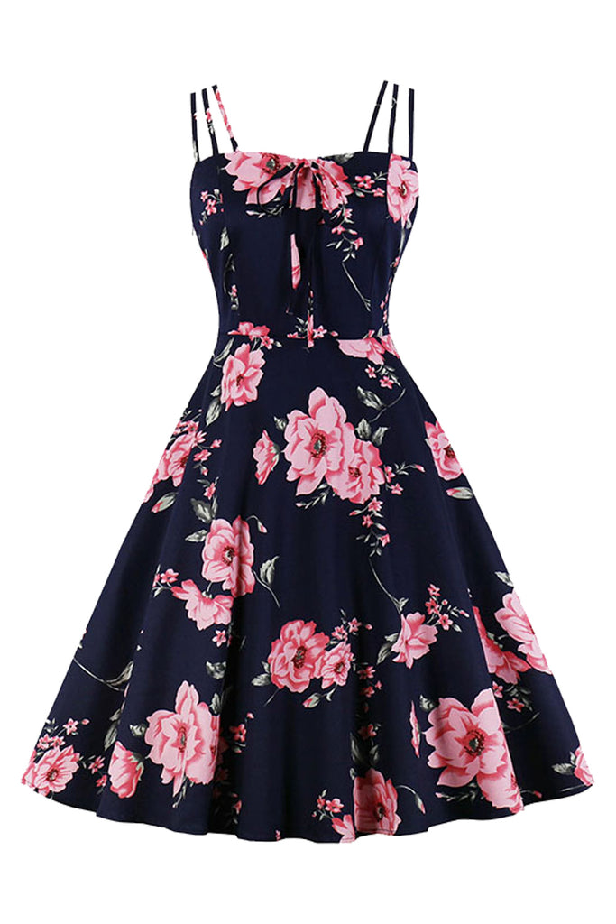 Atomic Blue Blooming Floral Swing Dress | Atomic Jane Clothing