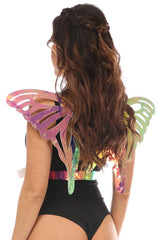 Premium Rainbow Holo Large Butterfly Wing Body Harness