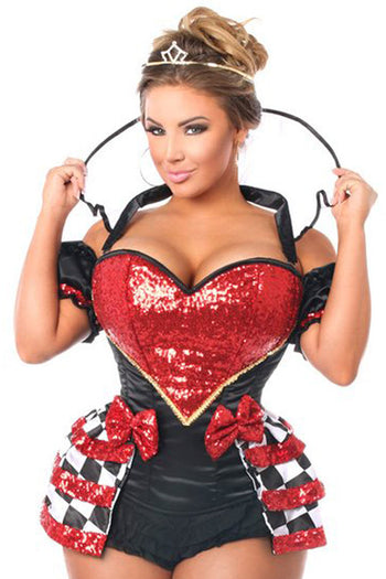 Royal Red Queen Corset Costume