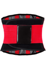 Red Neoprene Body Shaper Belt