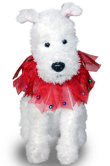 Red Jingle Christmas Dog Collar