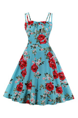 Vintage Summer Rose Garden Dress