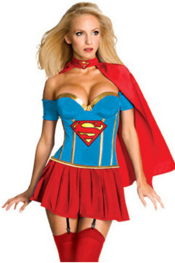 Supergirl Inspired Corset Costume