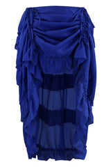 Blue Victorian Gothic Ruffle Skirt
