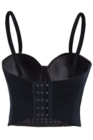  Square and Round Rivets Bustier Top