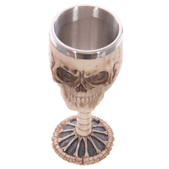 Grinning Skull Goblet Cup