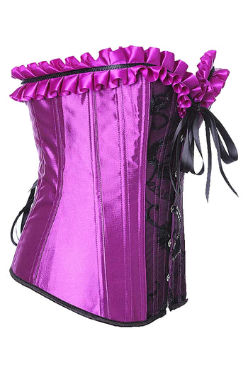 Atomic Call Me Queen Purple Pinup Corset