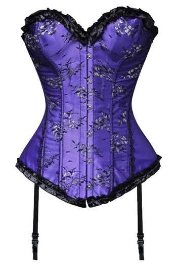 Floral Beauty Classic Lace Overlay Corset