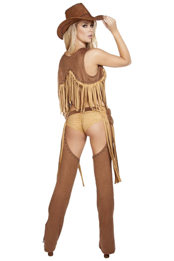 5-Piece Captivating Cowgirl Costume