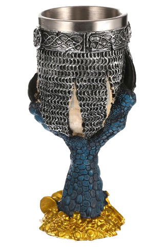 Skeletal Dragon Clasp Goblet Cup