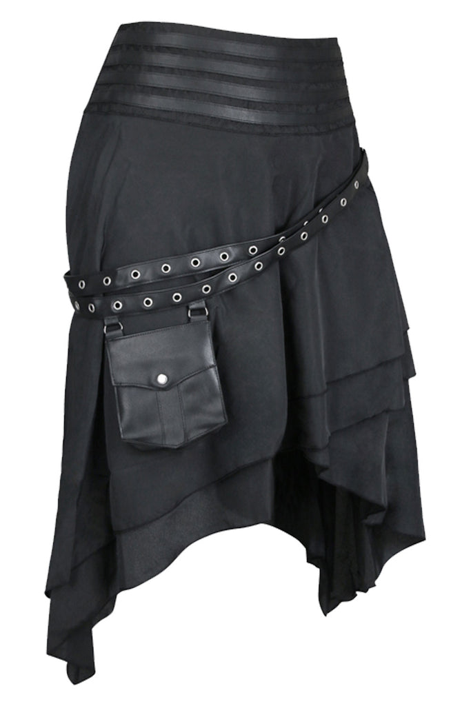Atomic Victorian Goth Skirt with Pocket Belt | Atomic Jane Clothing