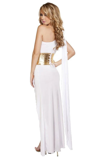 3-Piece White Grand Goddess Costume