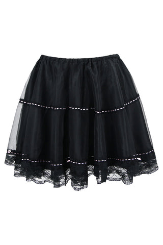 Atomic Black Bowed Corset and Organza Skirt