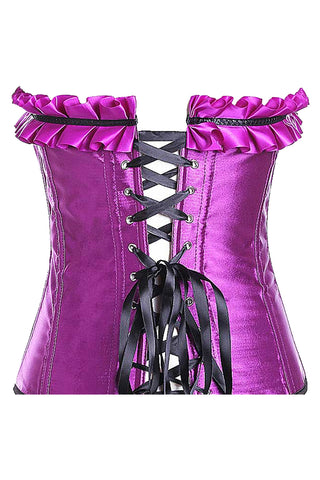 Atomic Call Me Queen Purple Pinup Corset