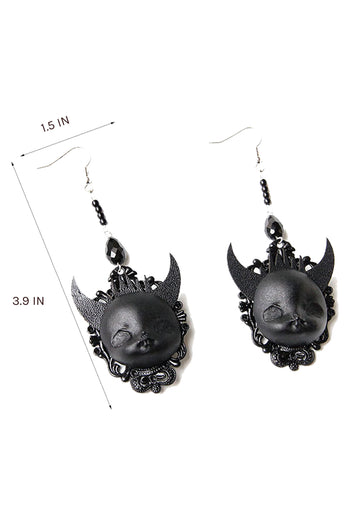 Atomic Gothic Devil Earrings