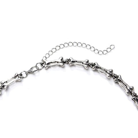 Silver Pirate Skull Necklace